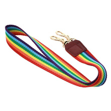 Load image into Gallery viewer, Rainbow Stripe Canvas Bag Strap
