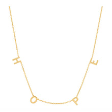 Load image into Gallery viewer, HOPE Station Gold Necklace
