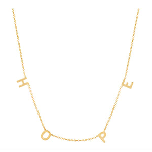 HOPE Station Gold Necklace