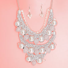 Load image into Gallery viewer, Sparkling Silver Crystal Braid Ensemble
