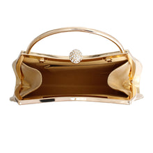 Load image into Gallery viewer, Clutch Gold Ruched Handbag for Women
