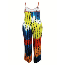 Load image into Gallery viewer, Rainbow Tie Dye 4XL Jumpsuit
