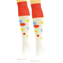 Load image into Gallery viewer, Socks Knee High White Retro Bubble for Women
